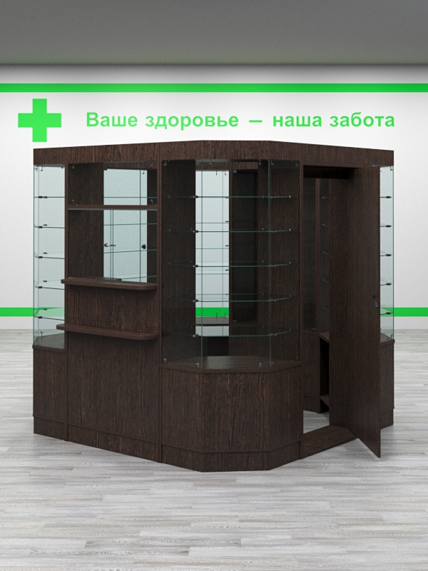 Комплект мебели для Аптек №1 Дуб Венге