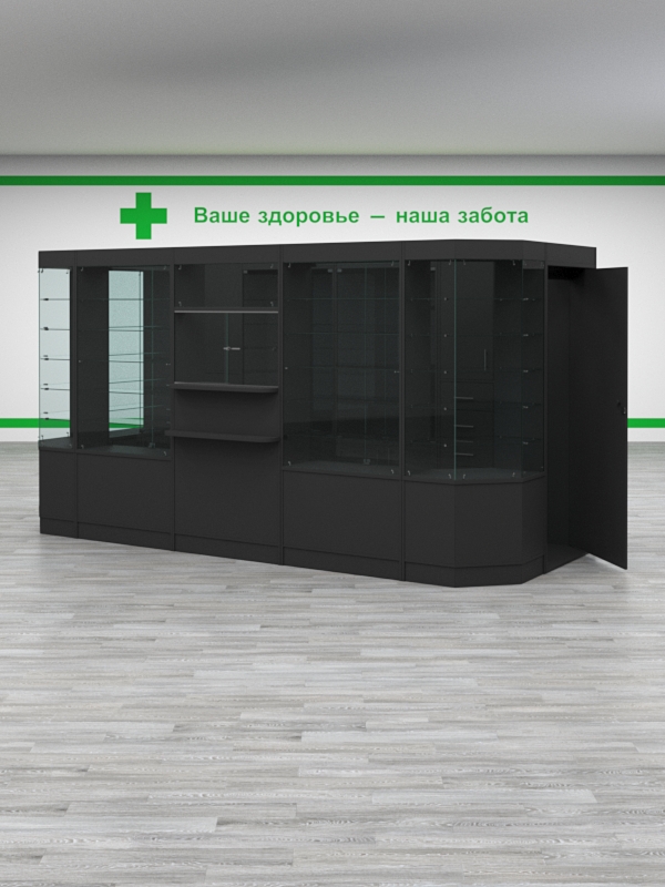 Комплект мебели для Аптек №2 Черный