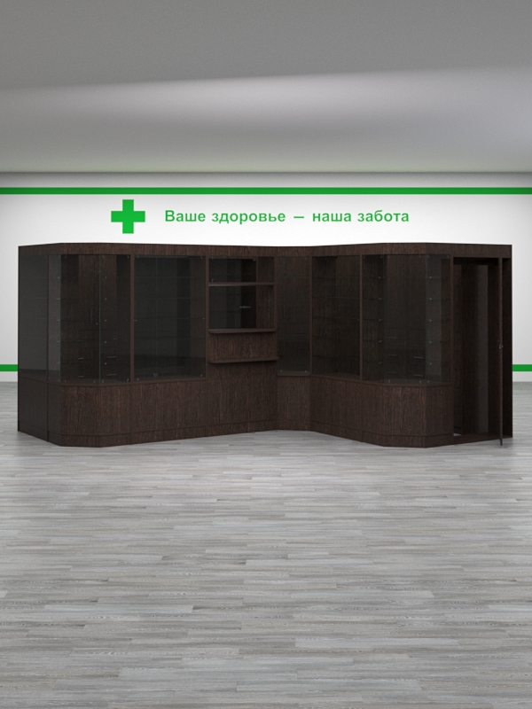 Комплект мебели для Аптек №3 Дуб Венге