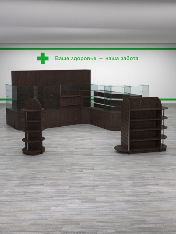 Комплект мебели для Аптек №5 Дуб Венге