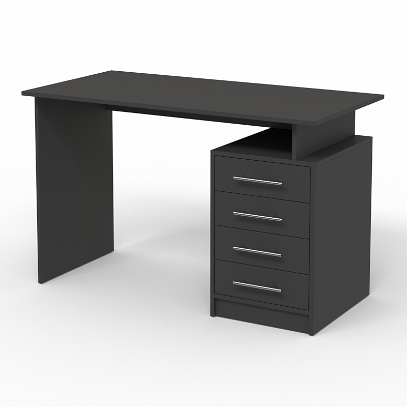 Компьютерный стол письменный №7 Черный