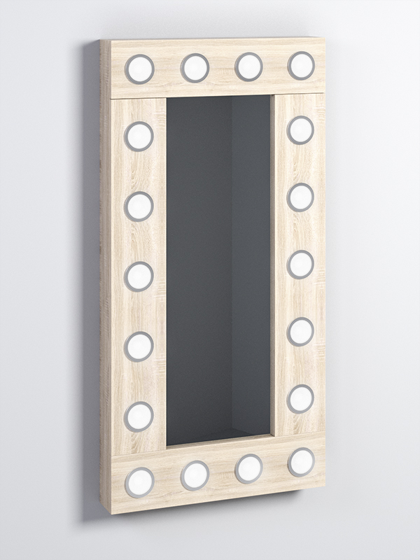 Зеркало настенное "Стиль" №3 Дуб Сонома