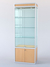 Витрина для музеев вооруженных сил "ЭКСПОНАТ" №9-2 (задняя стенка стекло) Бук Бавария