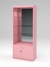 Стеллаж "АФРОДИТА" №1-6 (задняя стенка - зеркало) Фламинго розовый