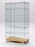 Витрина стеклянная "ПРИМАВЕРА МОДЕРН" №505 (с дверками, задняя стенка - стекло) Дуб Золотистый