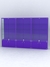 Витрина "АЛПРО" №2-3м-400-1 (задняя стенка - ДВП) Фиолетовый