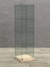 Витрина стеклянная "КРАСА ХИТ ПРОДАЖ" №1 (с дверкой, задняя стенка - стекло) Дуб Сонома
