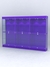 Витрина "АЛПРО" №3-3м-400-1 (задняя стенка - ДВП) Фиолетовый