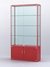 Витрина "АЛПРО" №2-300-2 (задняя стенка - стекло) Красный