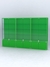 Витрина "АЛПРО" №2-3м-300-1 (задняя стенка - ДВП) Зеленый