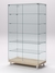 Витрина стеклянная "ПРИМАВЕРА МОДЕРН" №505 (с дверками, задняя стенка - стекло) Дуб Сонома