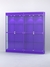 Витрина "АЛПРО" №3-2м-300-1 (задняя стенка - ДВП)  Фиолетовый