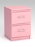 Комод Мульм с двумя ящиками Фламинго розовый
