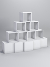 Комплект демонстрационных кубов №4, Белый