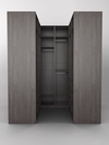 Комплект гардеробных шкафов "Комфорт" №2, Флитвуд серая лава H3453 ST22