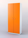 Шкаф для аптек №4, Белый + Оранжевый