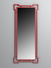 Зеркало настенное Стронг №4 1600х600мм в стиле ЛОФТ, Красный