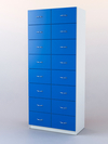 Шкаф для аптек №8 - картотека, Белый + Делфт голубой
