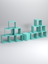 Комплект демонстрационных кубов №5, Тиффани Аква