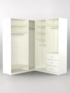 Комплект гардеробных шкафов "Комфорт" №5, Белый