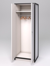 Шкаф офисный для одежды глубокий ШО-32 "СТРОНГ" в стиле ЛОФТ, Белый