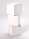 Комплект демонстрационных кубов №1, Белый