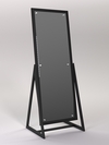 Зеркало напольное Стронг №2 1600х600мм в стиле ЛОФТ, Черный