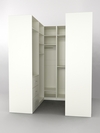 Комплект гардеробных шкафов "Комфорт" №3, Белый