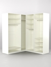 Комплект гардеробных шкафов "Комфорт" №6, Белый