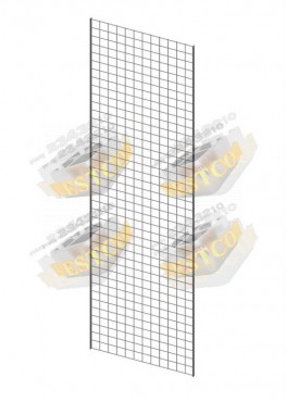 Сетка "БЕЛАЯ" 2000х600мм с двойной окантовкой (С01)