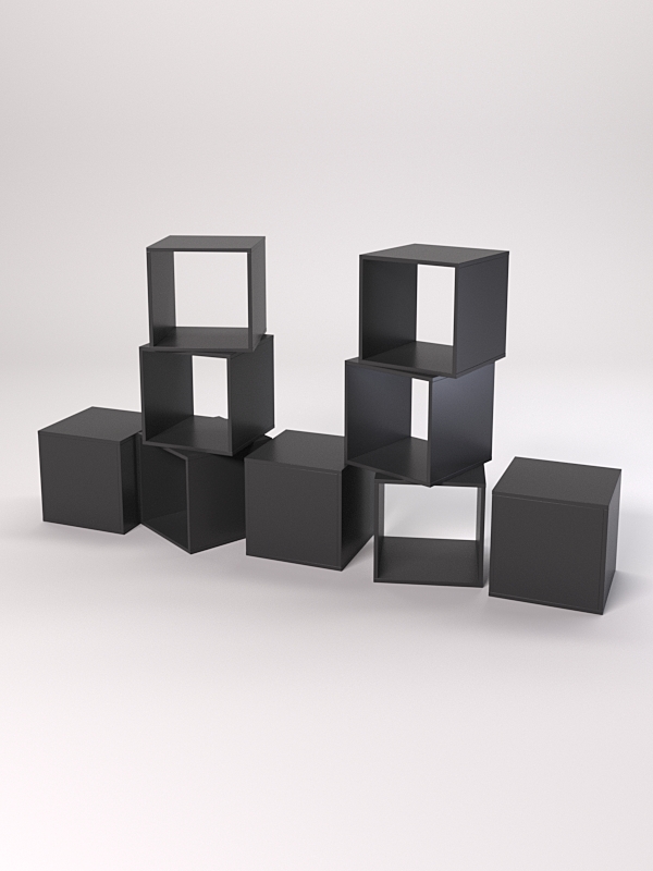 Комплект демонстрационных кубов №7 Черный