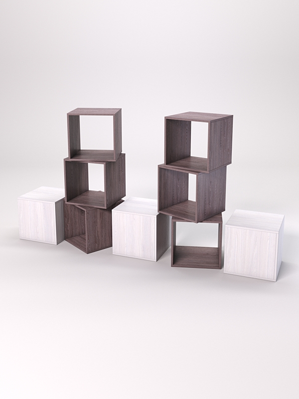 Комплект демонстрационных кубов №7 Ясень Анкор и Ясень Анкор