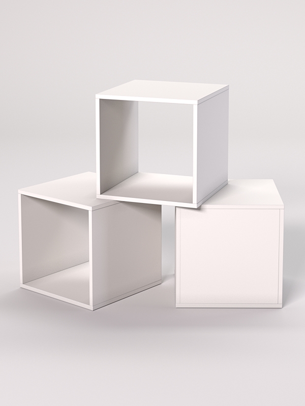 Комплект демонстрационных кубов №8 Белый