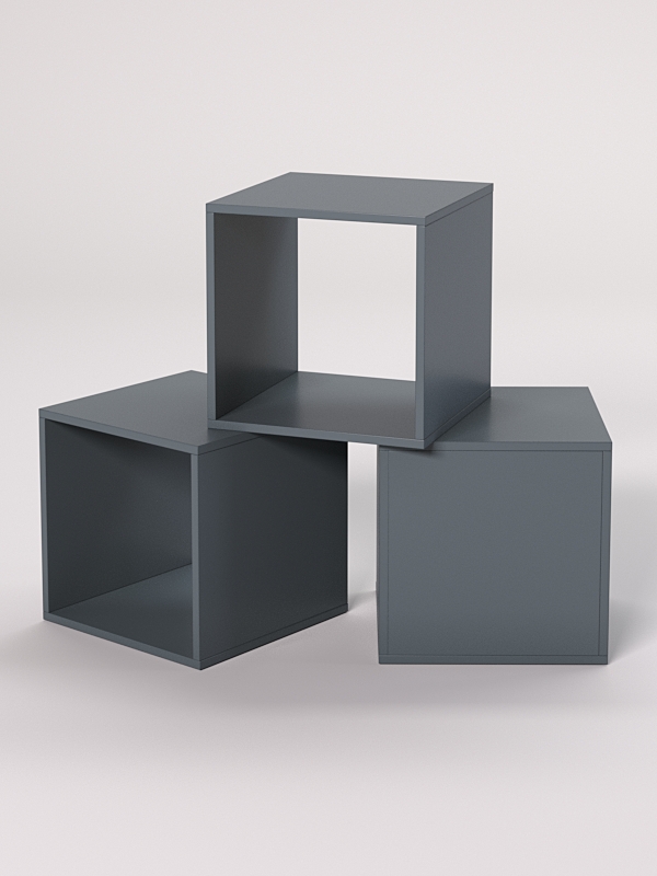 Комплект демонстрационных кубов №8 Темно-Серый