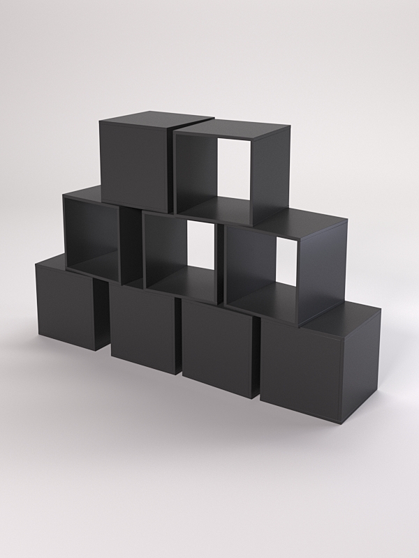 Комплект демонстрационных кубов №11 Черный