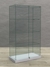 Витрина стеклянная "КРАСА ХИТ ПРОДАЖ" №5 (с дверками, задняя стенка - стекло) Серый