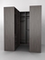 Комплект гардеробных шкафов "Комфорт" №3 Флитвуд серая лава H3453 ST22